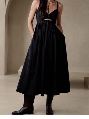 Banana republic isa midi cotton dress size 2
